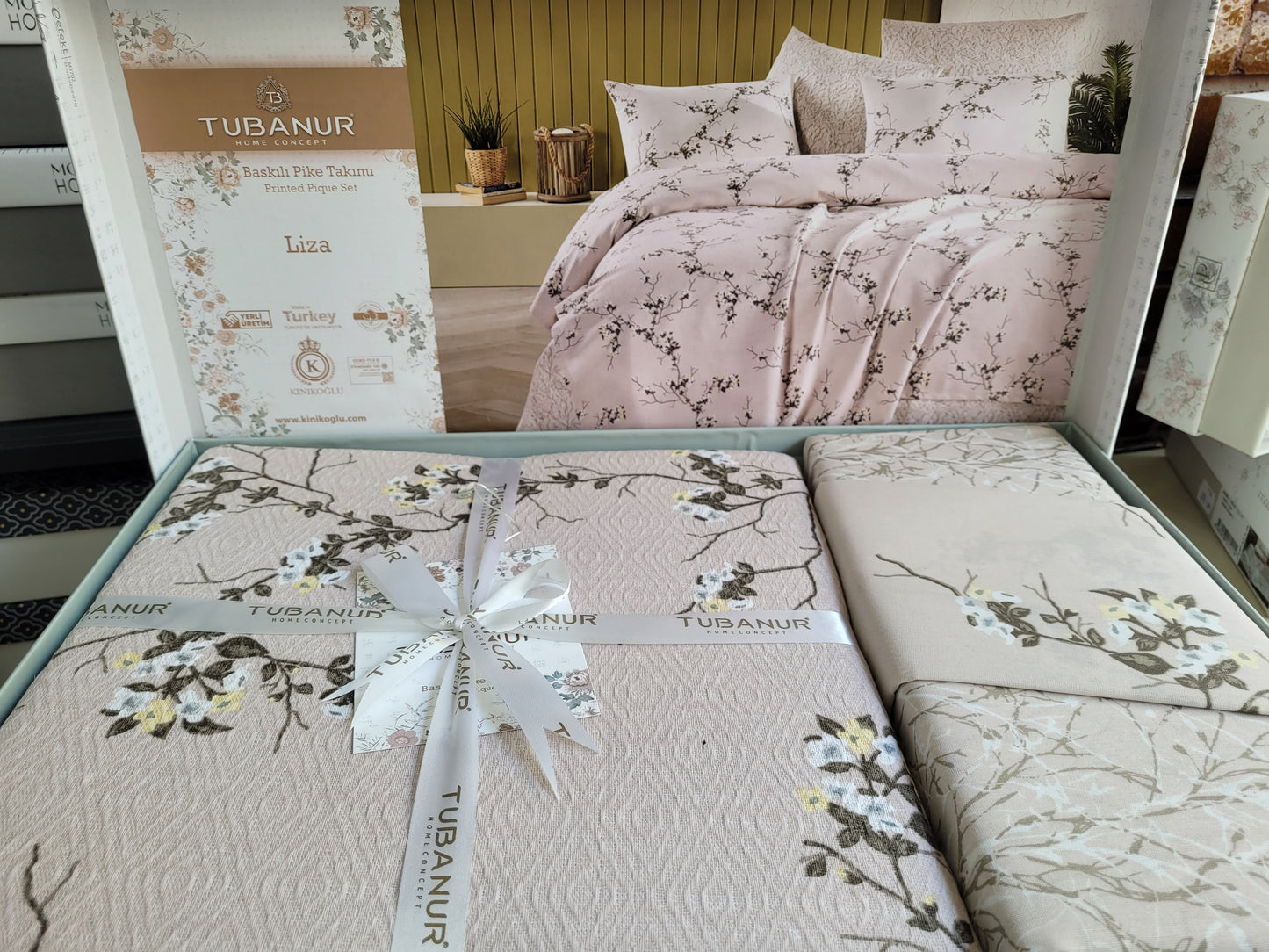 Set lenjerie de pat TUBANUR - Printed Pique