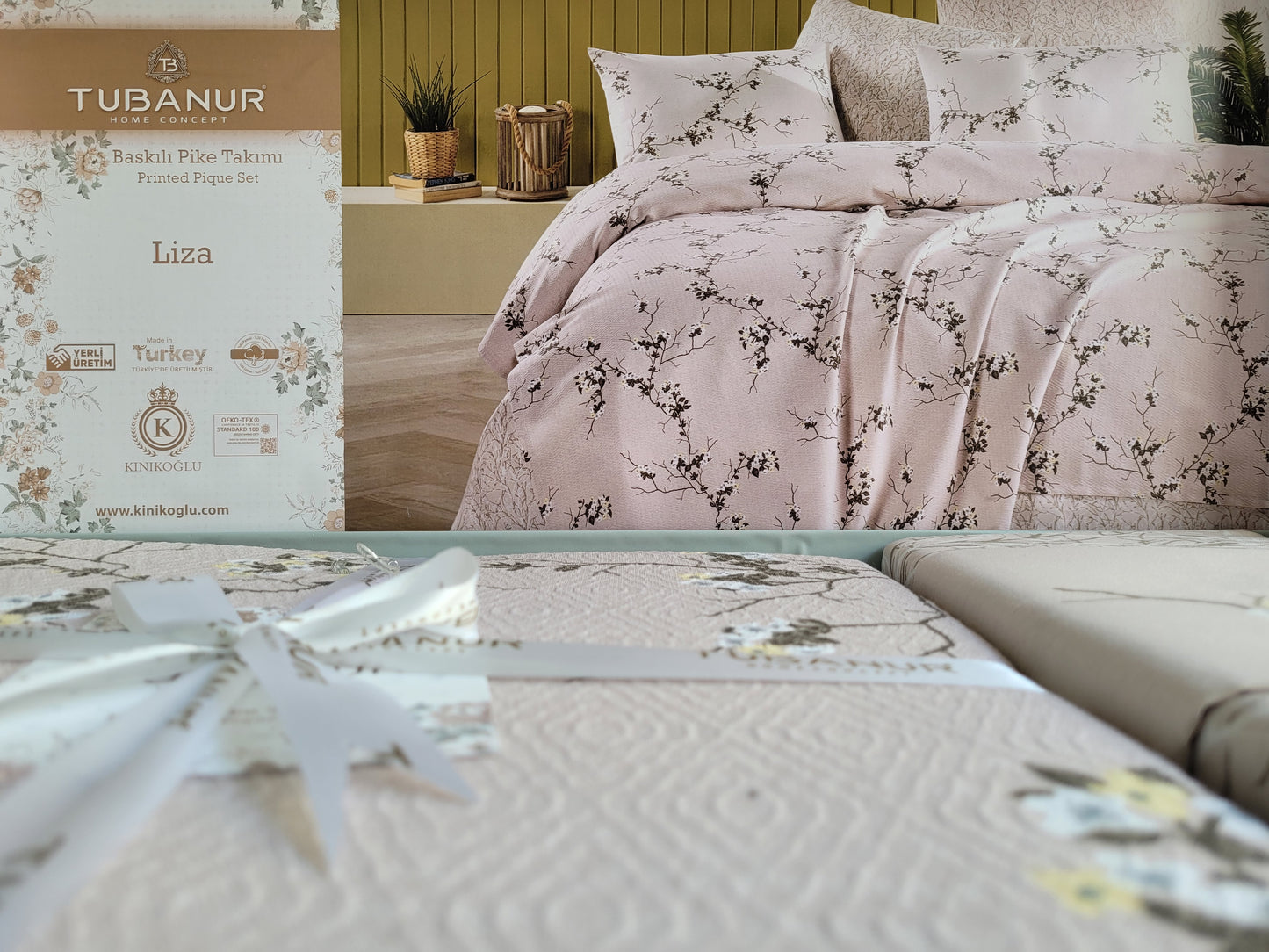 Set lenjerie de pat TUBANUR - Printed Pique