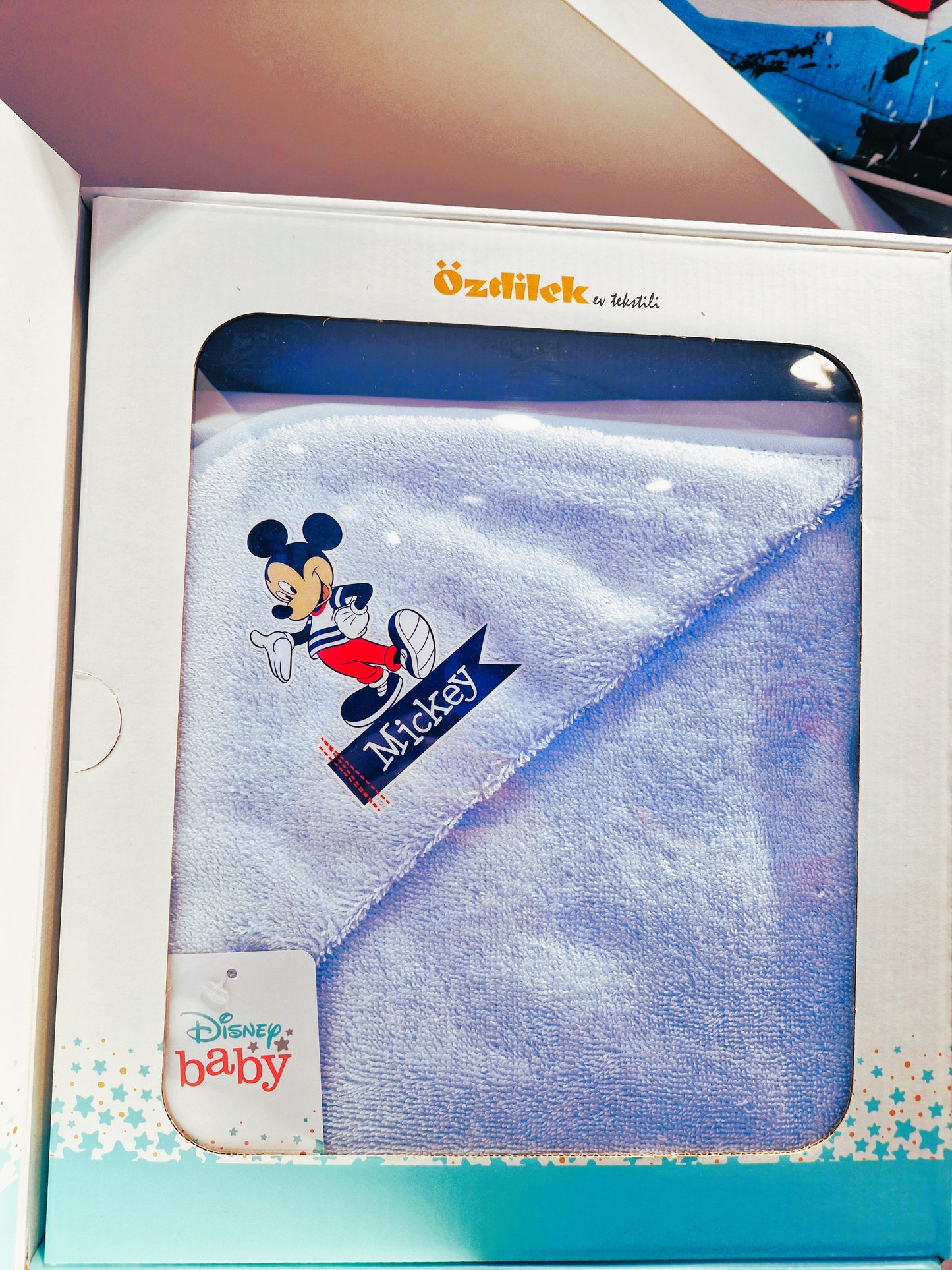 Prosop de baie bebelus Disney Mickey - Bleu