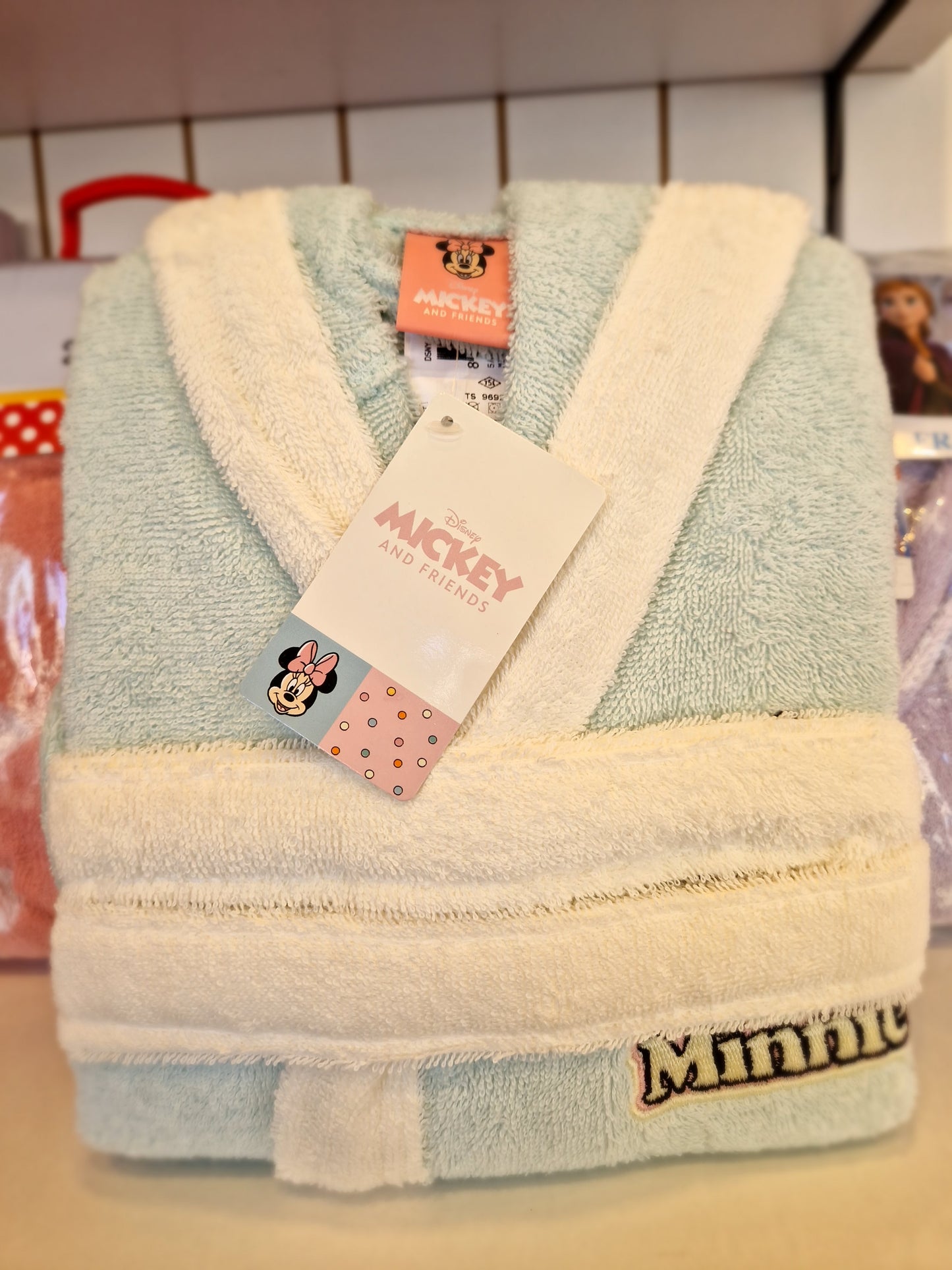 Halat de Baie pentru copii Disney Minnie 5/6 ani - Mint