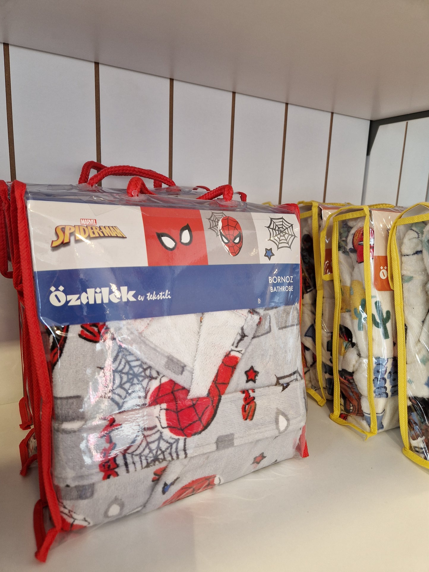 Halat de Baie pentru copii Marvel SPIDERMAN 11/12 ani - Gri