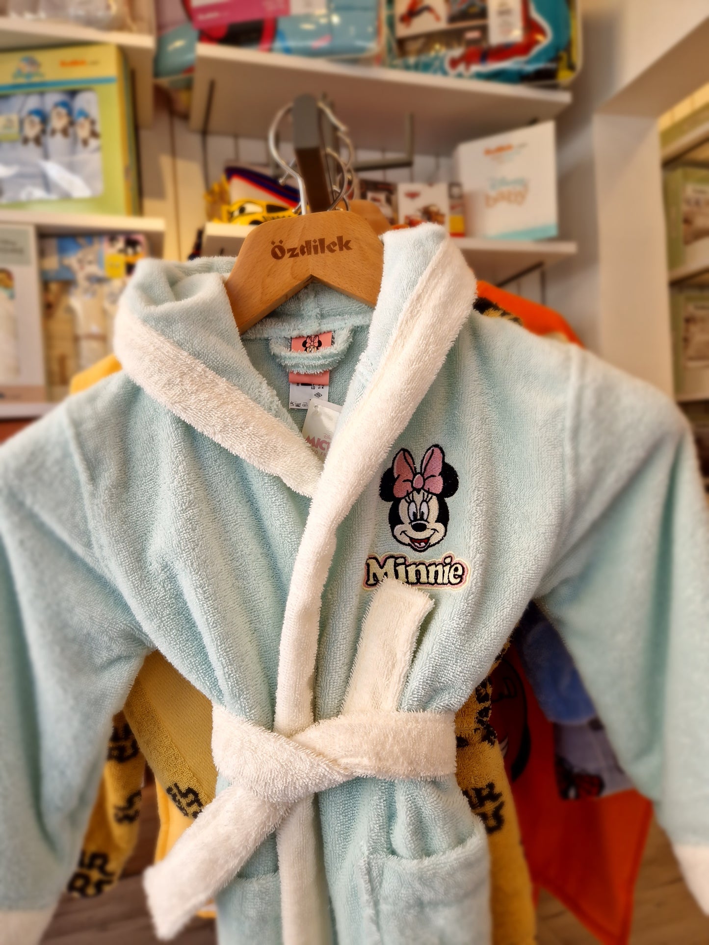 Halat de Baie pentru copii Disney Minnie 5/6 ani - Mint