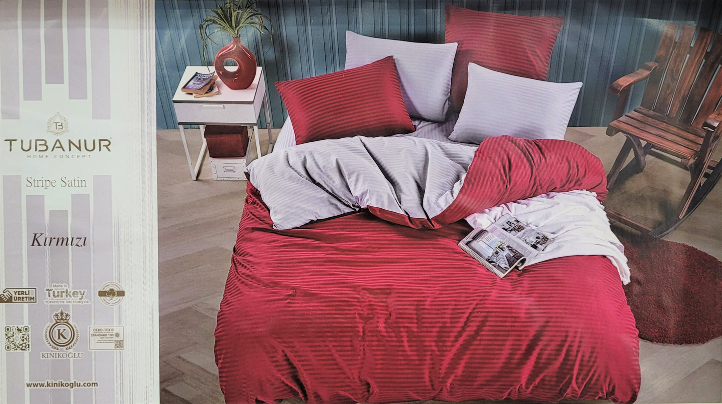 Lenjerie de Pat TUBANUR STRIPE SATEN