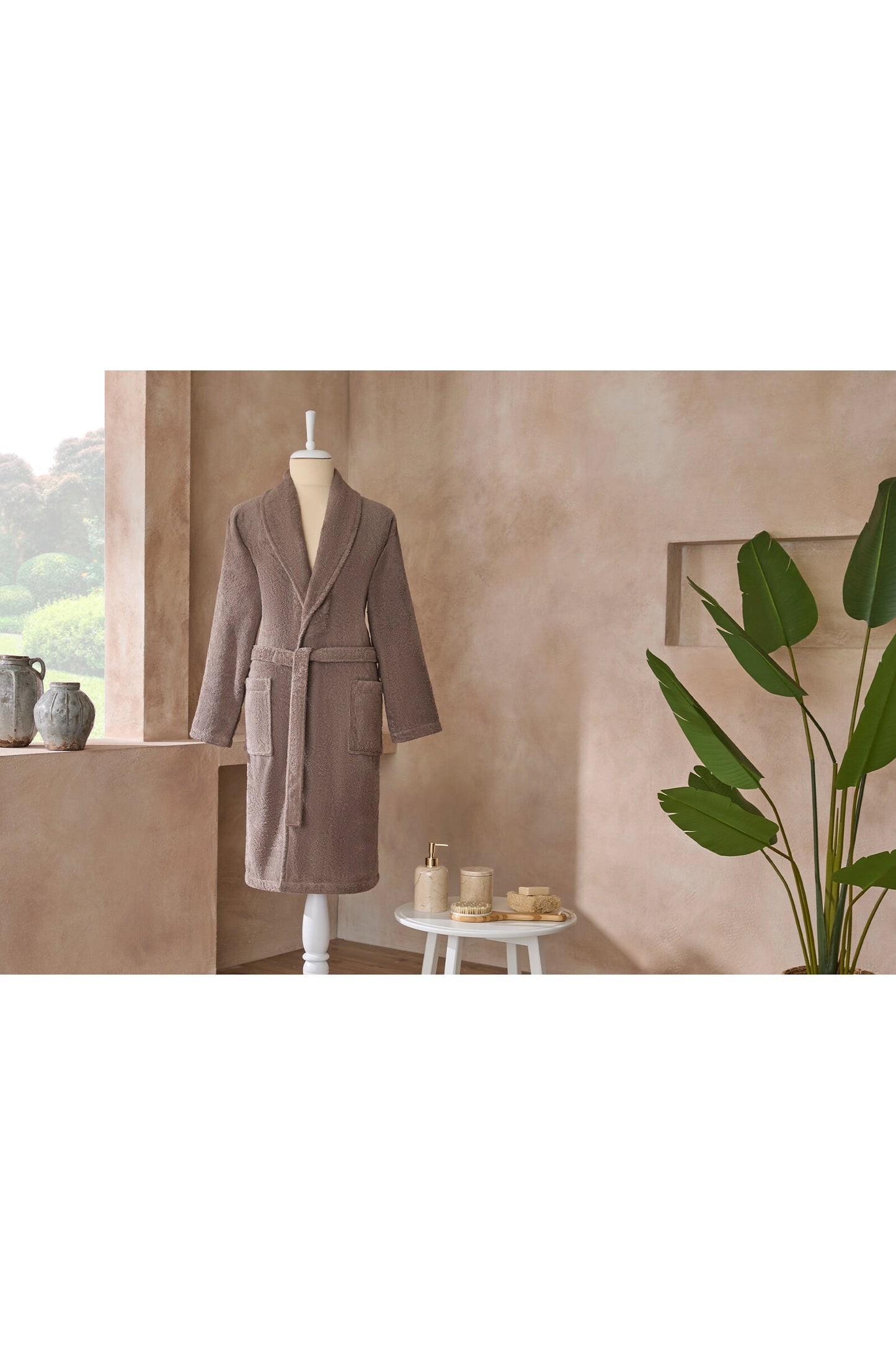 Halat de baie OZDILEK - COLOURIST - Bej - L