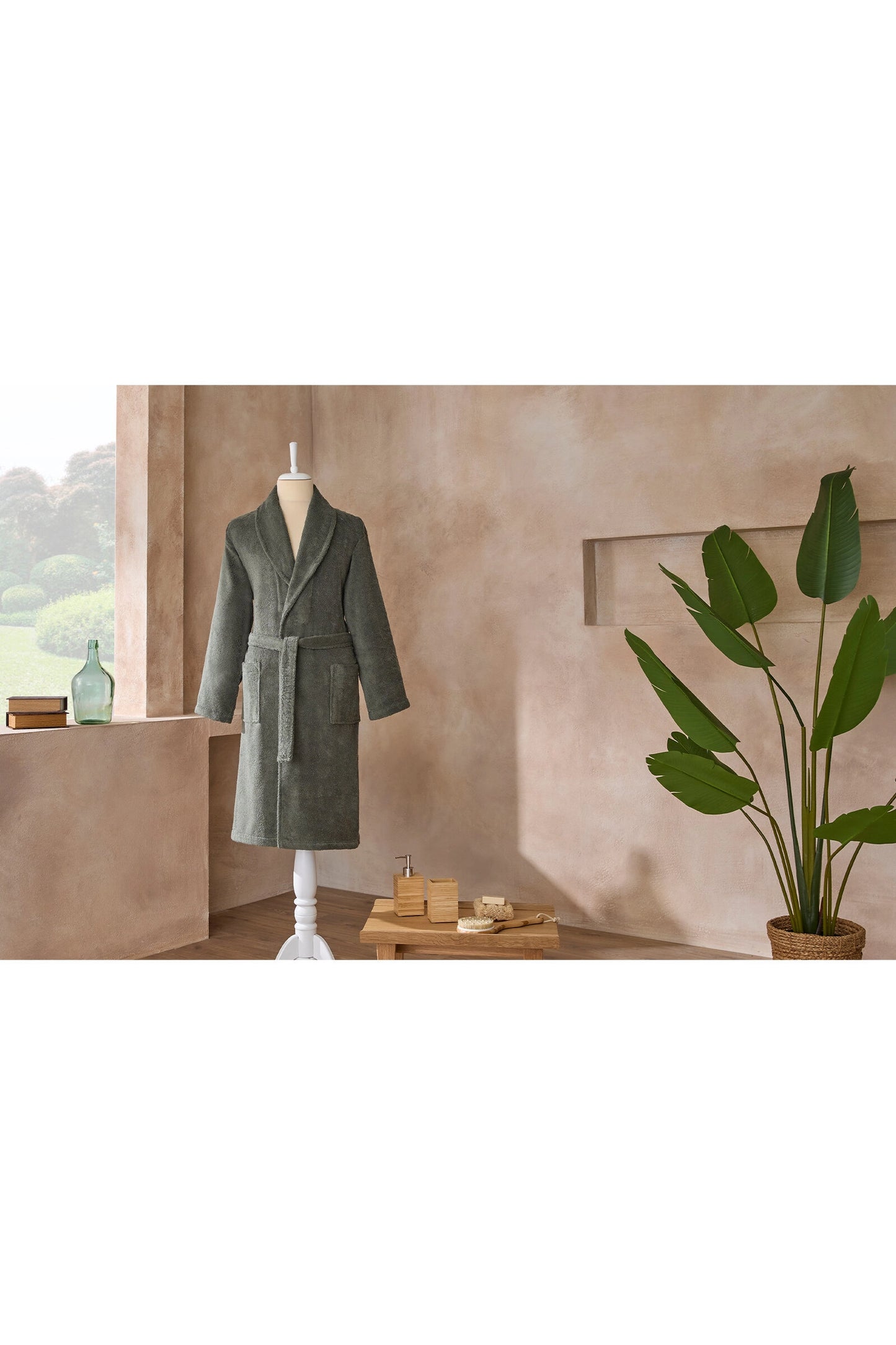 Halat de baie OZDILEK - COLOURIST - Verde - L