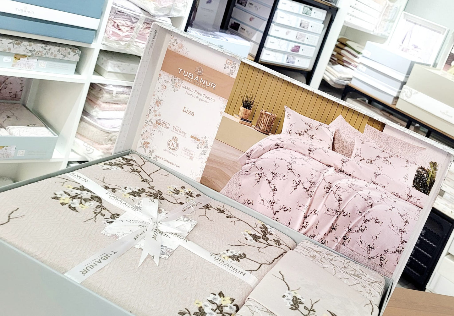 Set lenjerie de pat TUBANUR - Printed Pique