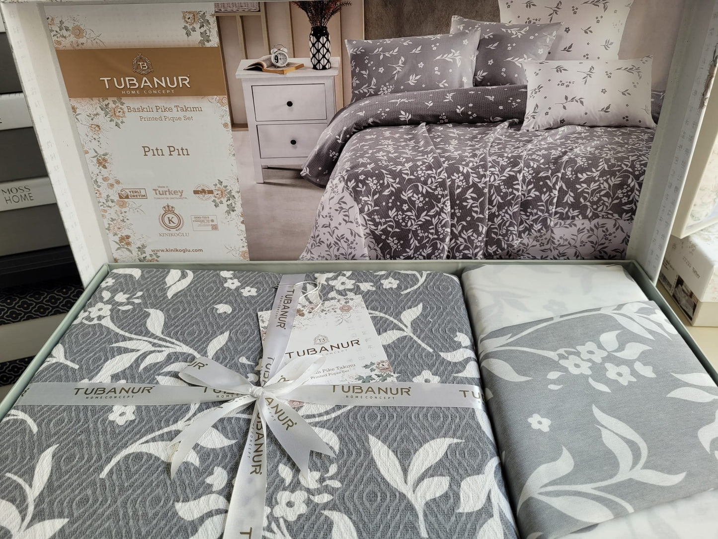 Set lenjerie de pat TUBANUR - Printed Pique