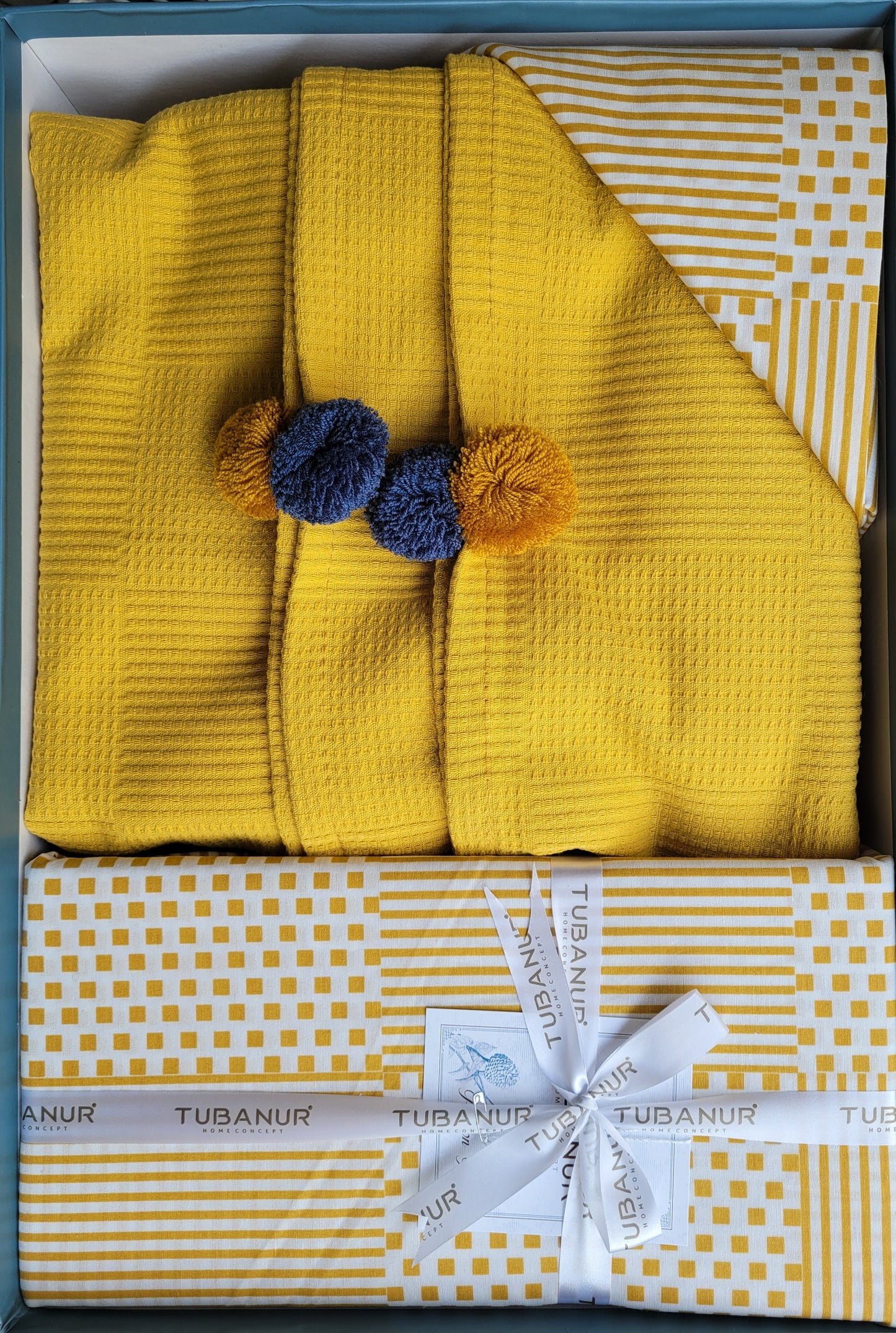 Set lenjerie pat TUBANUR – Ponpon Pique