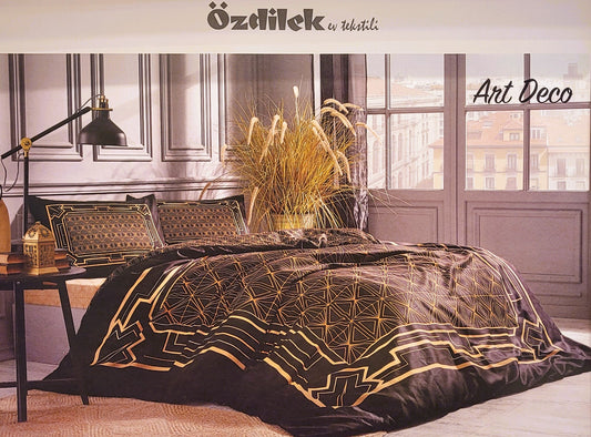 Set Lenjerie de pat Ozdilek - ART DECO - Geometric - 2 Persoane