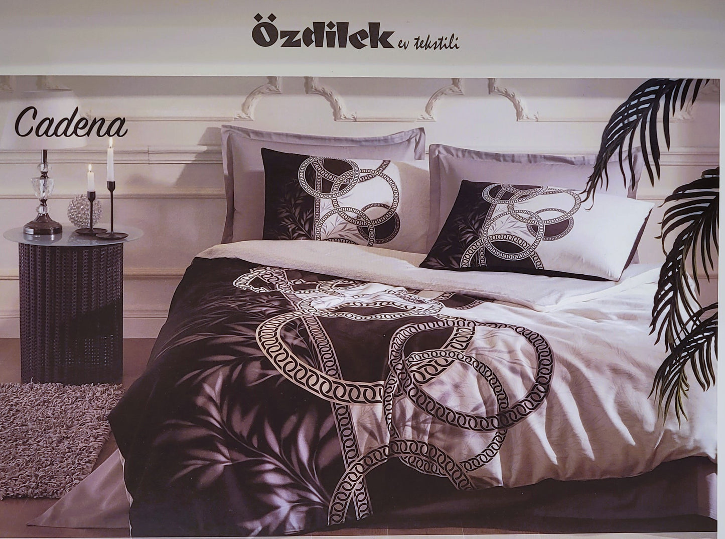 Set Lenjerie de pat Ozdilek - CADENA - Geometric - 2 Persoane