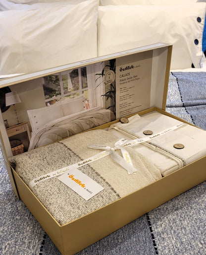 Set de Pat Ozdilek - CALAIS - Bej - 2 Persoane