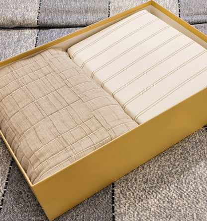 Set de Pat Ozdilek - LINE - Bej -  Persoane