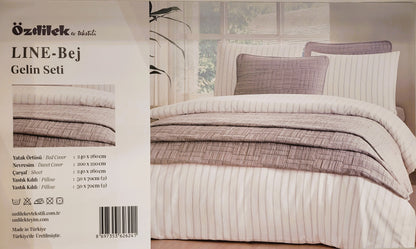 Set de Pat Ozdilek - LINE - Bej -  Persoane