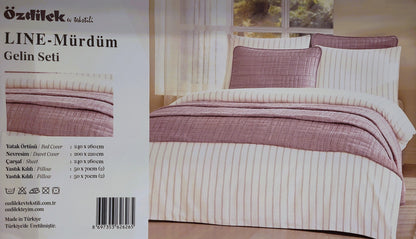 Set de Pat Ozdilek - LINE - Bordo - 2 Persoane