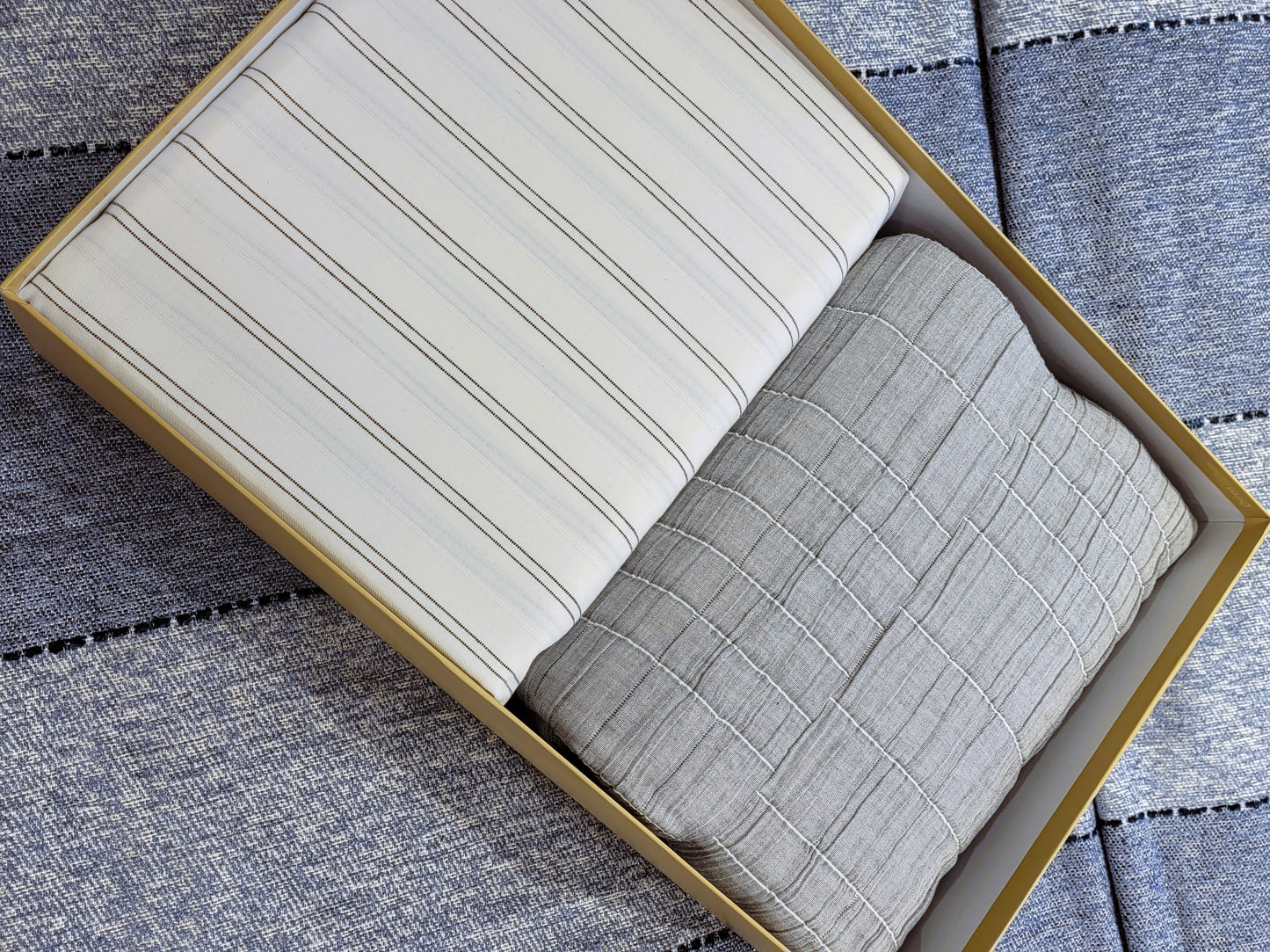 Set de Pat Ozdilek - LINE - Gri - 2 Persoane