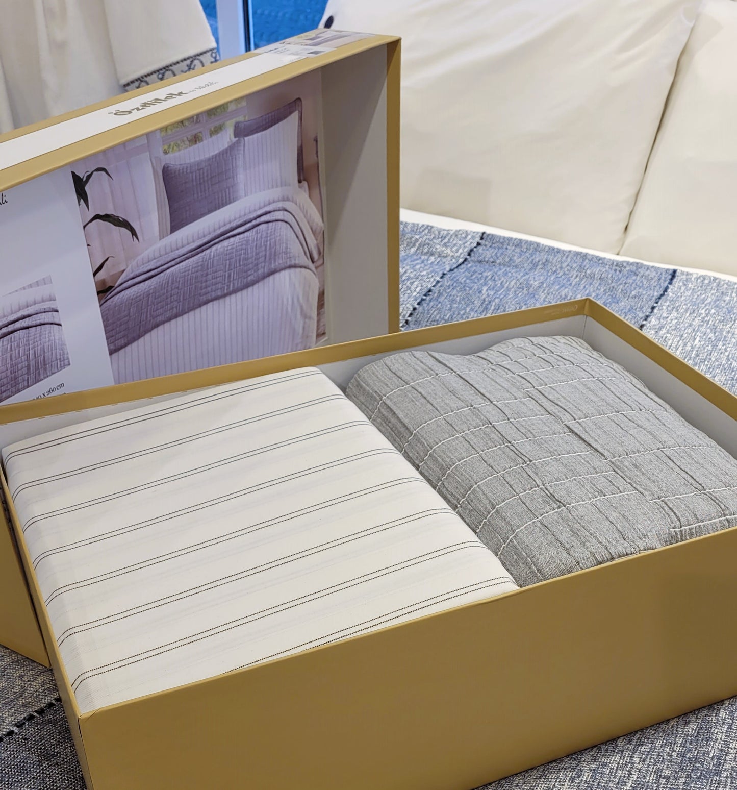 Set de Pat Ozdilek - LINE - Gri - 2 Persoane