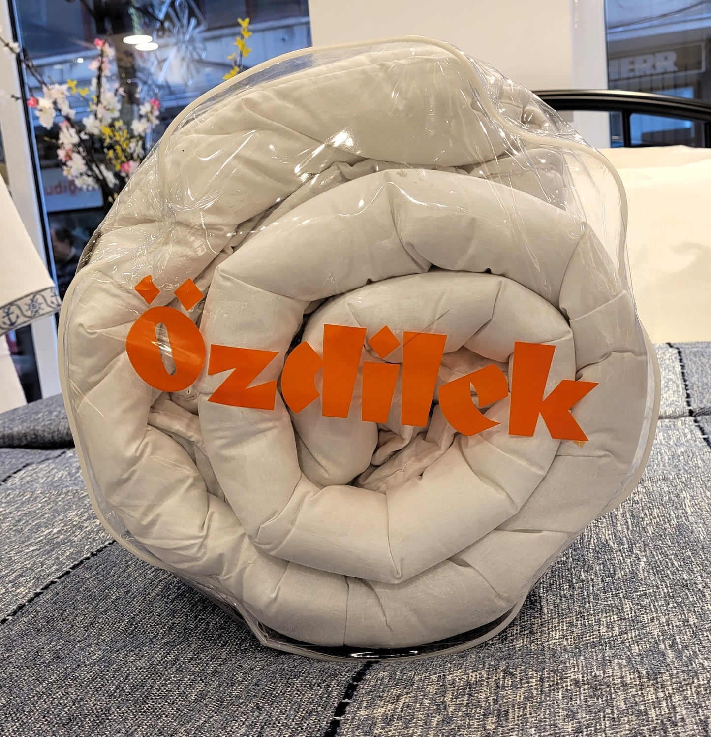 Pilota OZDILEK - RANFORCE - Alb - 195 cm x 215 cm