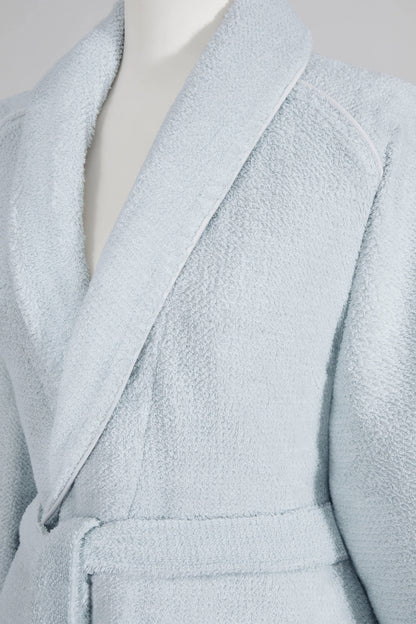 Halat de baie SADEM PINE - Bumbac Organic - Bleu - L