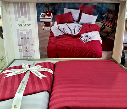 Lenjerie de Pat TUBANUR STRIPE SATEN