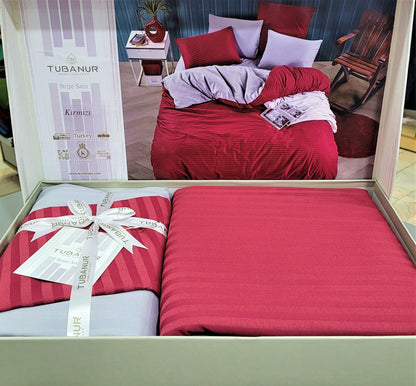 Lenjerie de Pat TUBANUR STRIPE SATEN