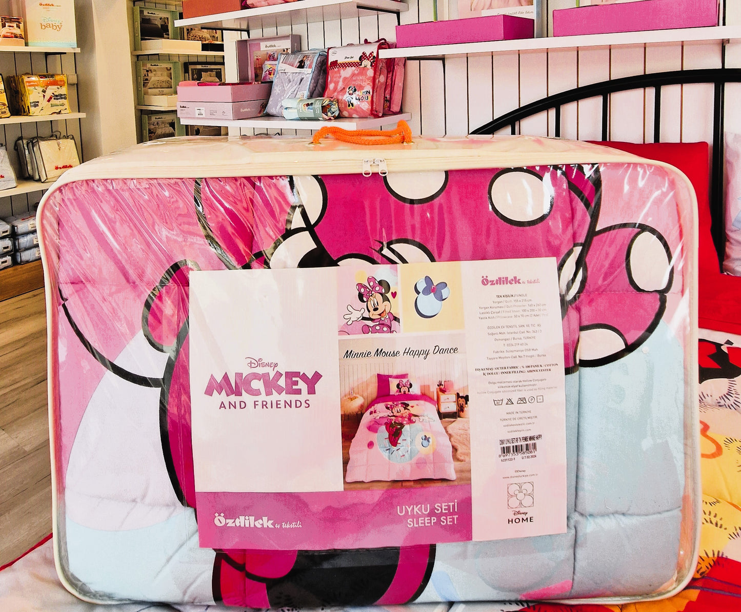 Set lenjerie pat copii DISNEY MICKEY and Friends - Minnie Mouse - Roz