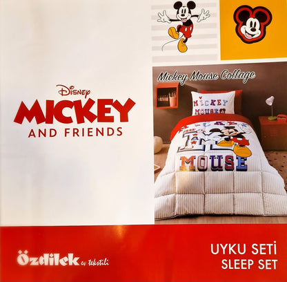 Set lenjerie pat copii DISNEY MICKEY and Friends - Mickey Mouse - Roz