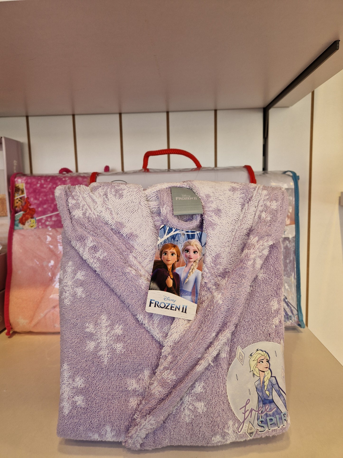 Set Halat De Baie Disney Frozen 9-10 ani - Lila