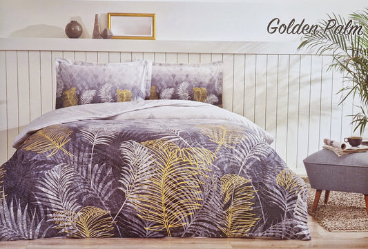 Set Lenjerie de pat Ozdilek – GOLDEN PALM - Gri