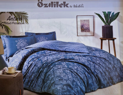 Set Lenjerie de pat Ozdilek – ANTICO - Albastru