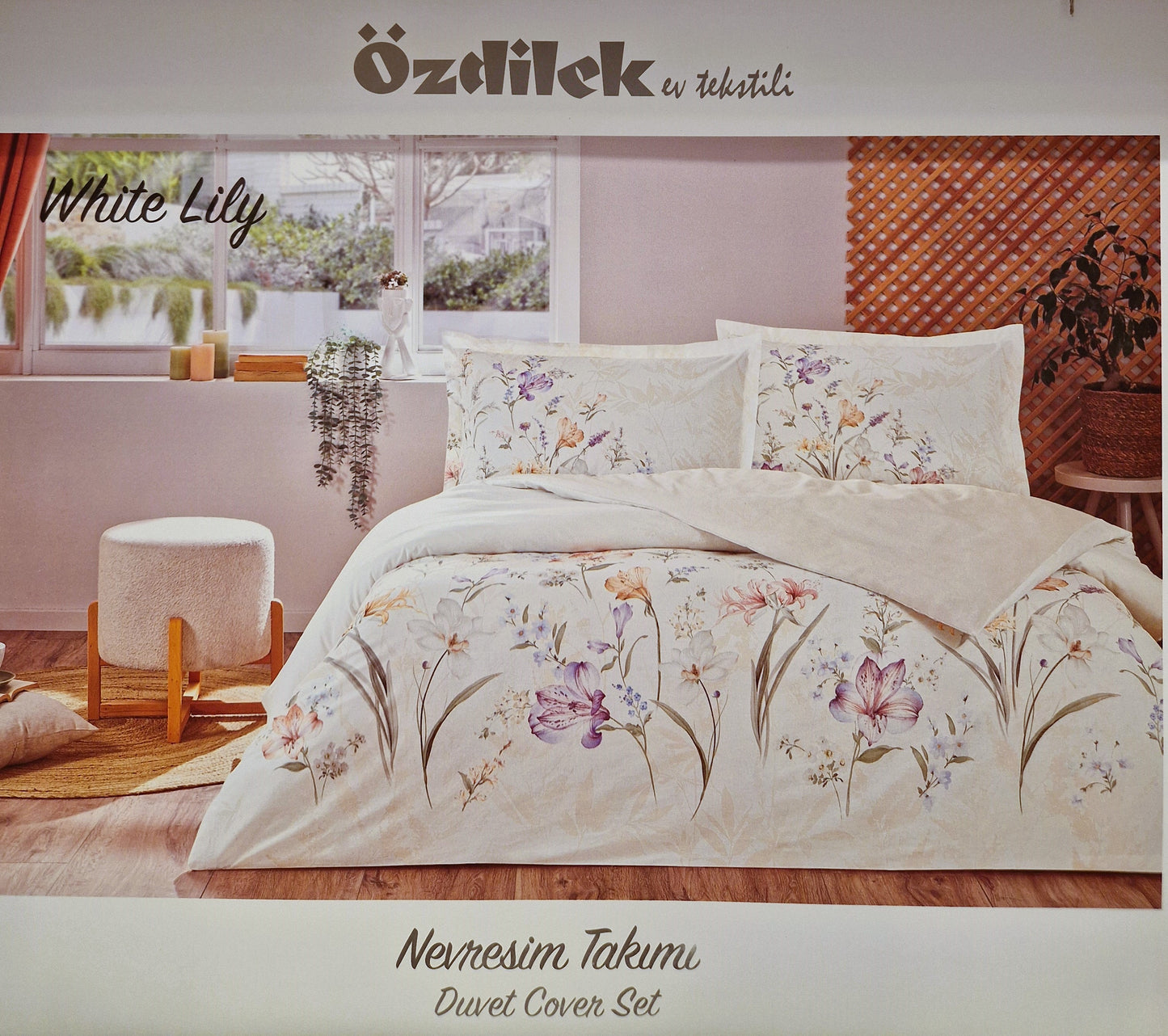Set Lenjerie de pat Ozdilek – WHITE LILY
