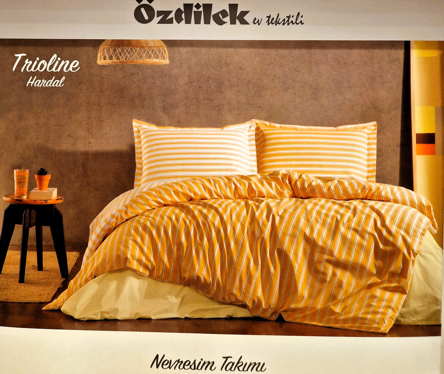 Set Lenjerie de pat Ozdilek – TRIOLINE - Galben