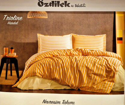 Set Lenjerie de pat Ozdilek – TRIOLINE - Galben