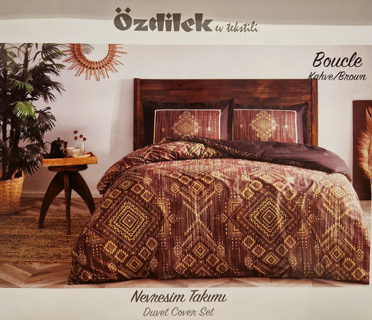 Set Lenjerie de pat Ozdilek – BOUCLE - Maro