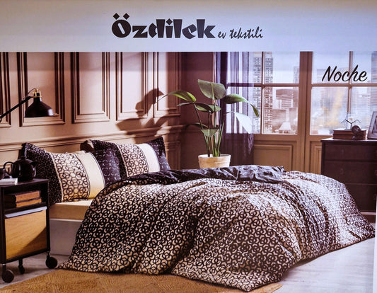 Set Lenjerie de pat Ozdilek – NOCHE - Maron