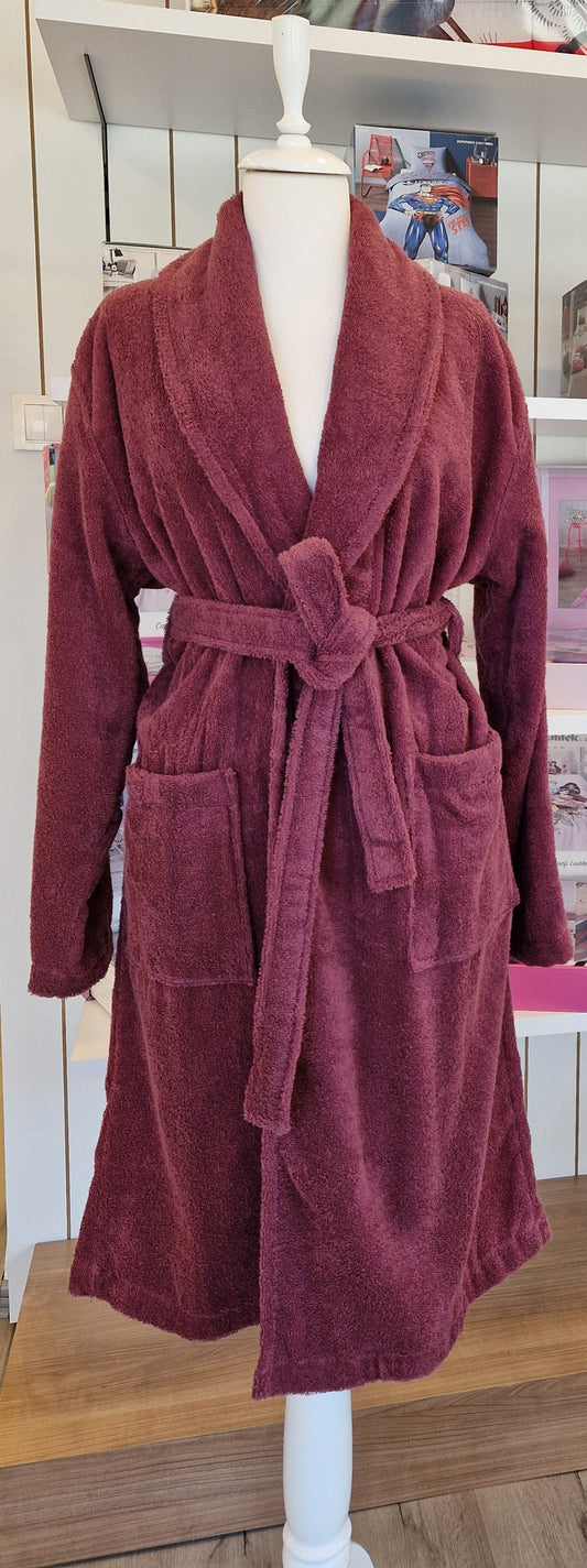 Halat de baie OZDILEK - COLOURIST - Grena - L