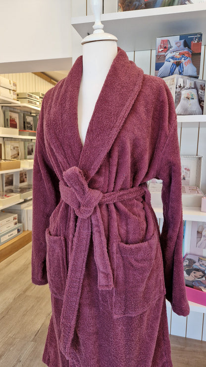 Halat de baie OZDILEK - COLOURIST - Grena - L