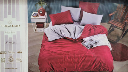 Lenjerie de Pat TUBANUR STRIPE SATEN