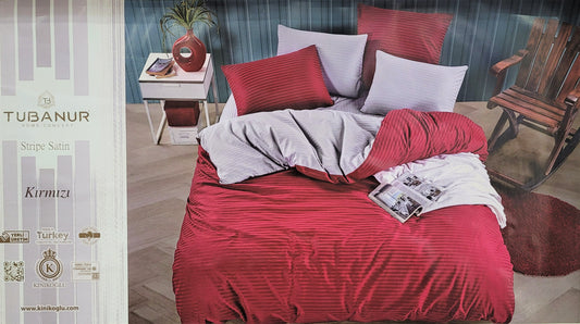 Lenjerie de Pat TUBANUR STRIPE SATEN