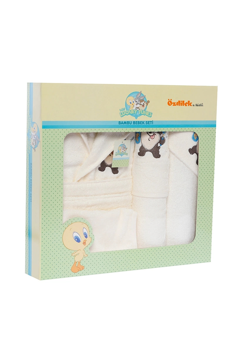 Set de baie baby Looney Tunes Taz - Crem
