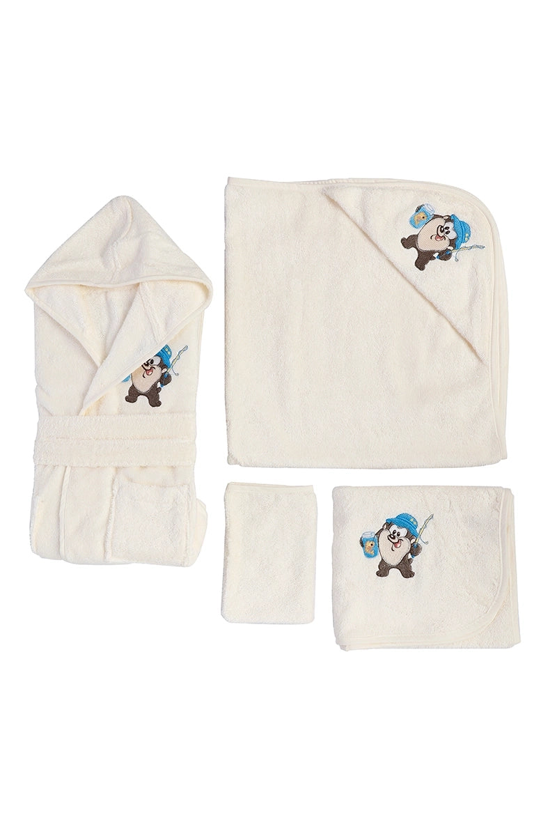 Set de baie baby Looney Tunes Taz - Crem