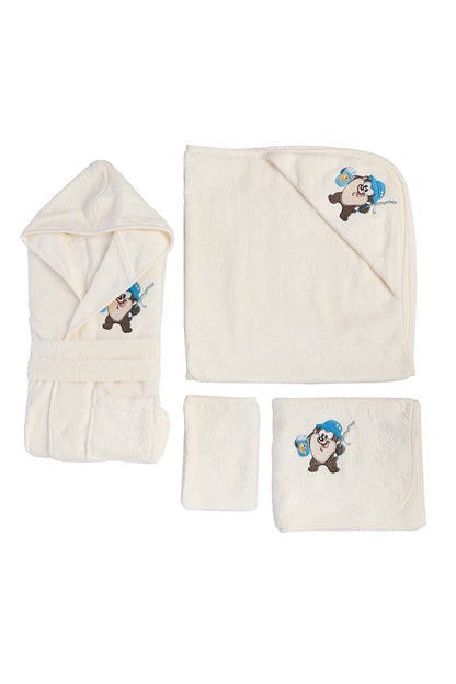 Set de baie baby Looney Tunes Taz - Crem