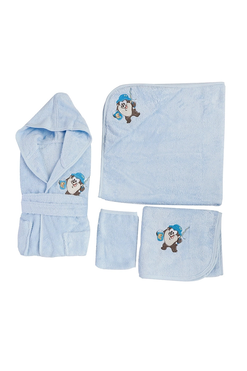 Set de baie baby Looney Tunes Taz - Albastru/Bleu