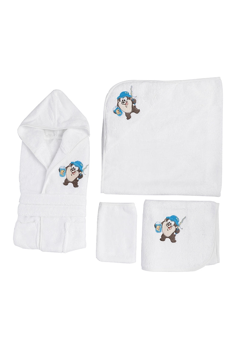 Set de baie baby Looney Tunes - Alb