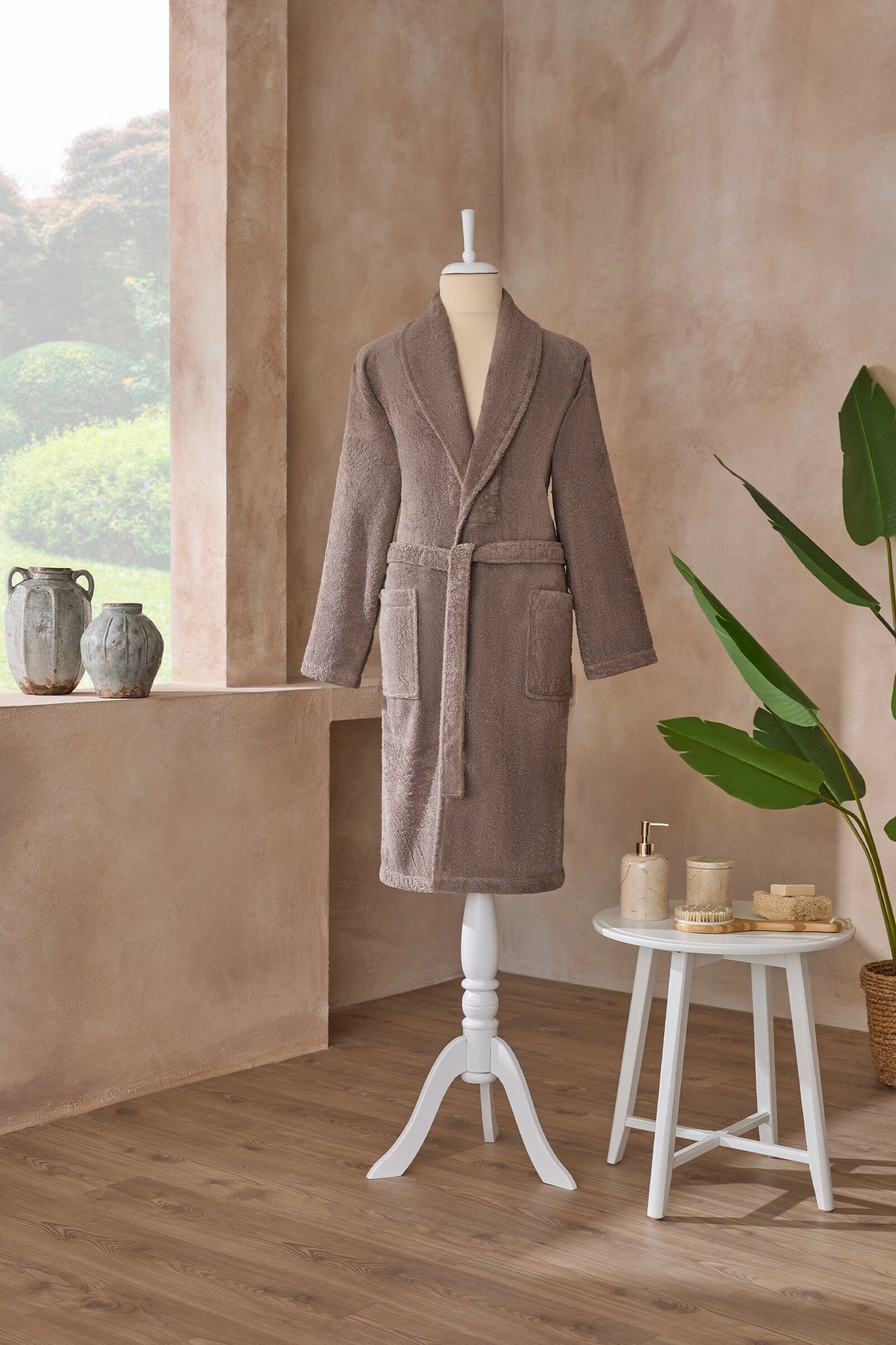 Halat de baie OZDILEK - COLOURIST - Bej - L