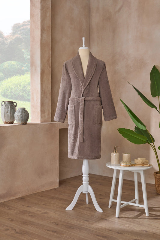 Halat de baie OZDILEK - COLOURIST - Maro - XL