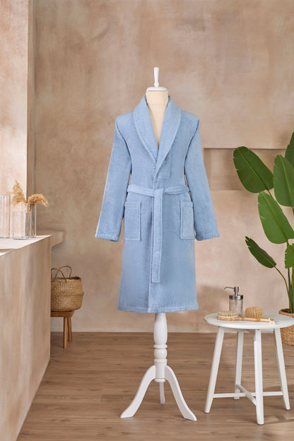 Halat de baie OZDILEK - COLOURIST - Albastru - L