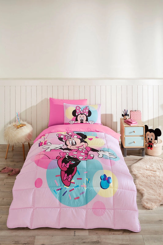 Set lenjerie pat copii DISNEY MICKEY and Friends - Minnie Mouse - Roz