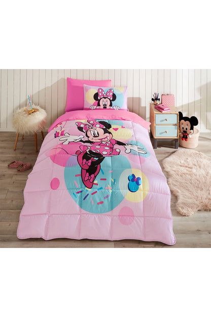 Set lenjerie pat copii DISNEY MICKEY and Friends - Minnie Mouse - Roz