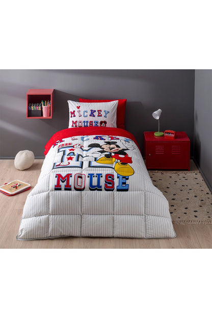 Set lenjerie pat copii DISNEY MICKEY and Friends - Mickey Mouse - Roz