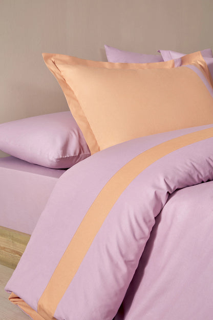 Set Lenjerie de pat Ozdilek – COLOUR STRIPE - Roz - 1 Persoana